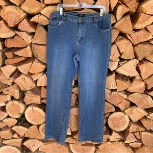 Women’s Size 16 Denim Stretch Jeans Classic Blue Y2K Comfort‎ Plus Size Everyday